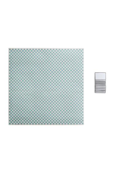 CHECKERED BURGER PAPER SET - White by Zara