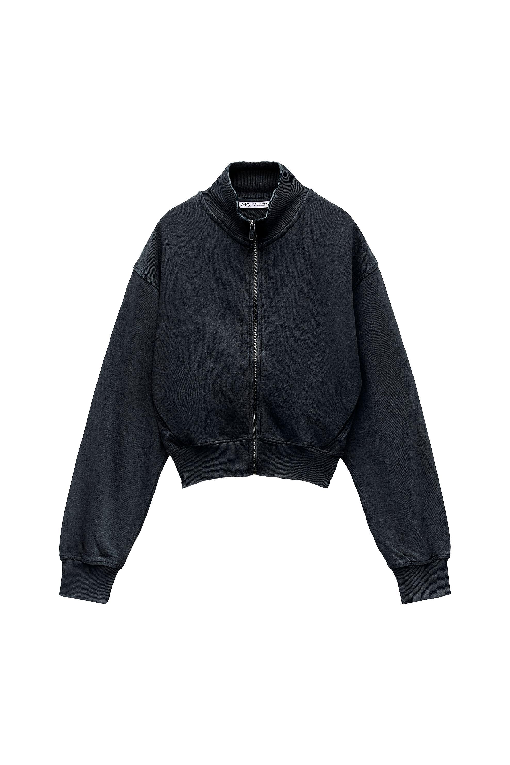Ryu16ページです！ RIB ZIP SWEATSHIRT SECOND HAND | Zara Preowned
