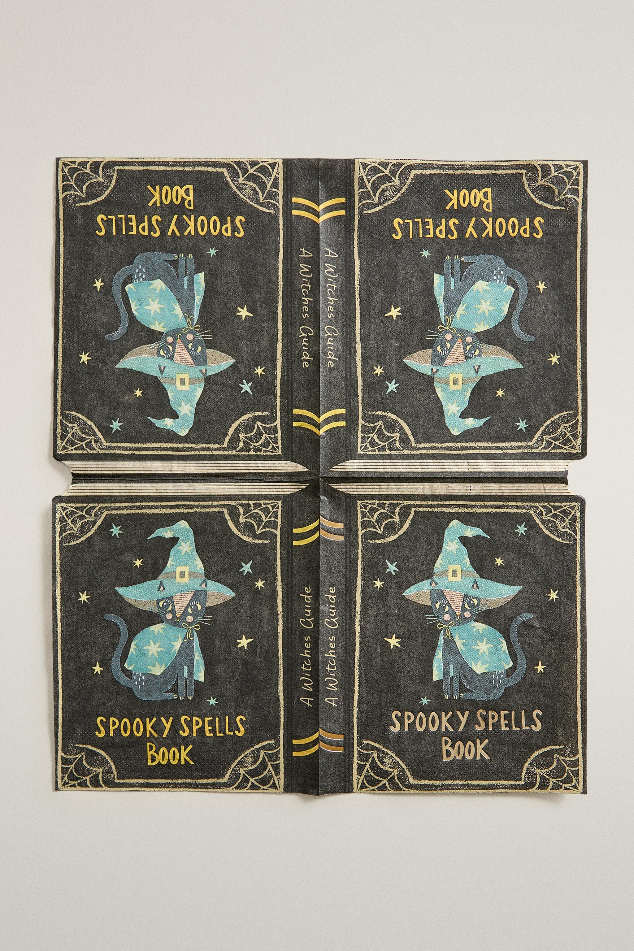 Kids HALLOWEEN SPELLBOOK PAPER NAPKINS (SET OF 20)