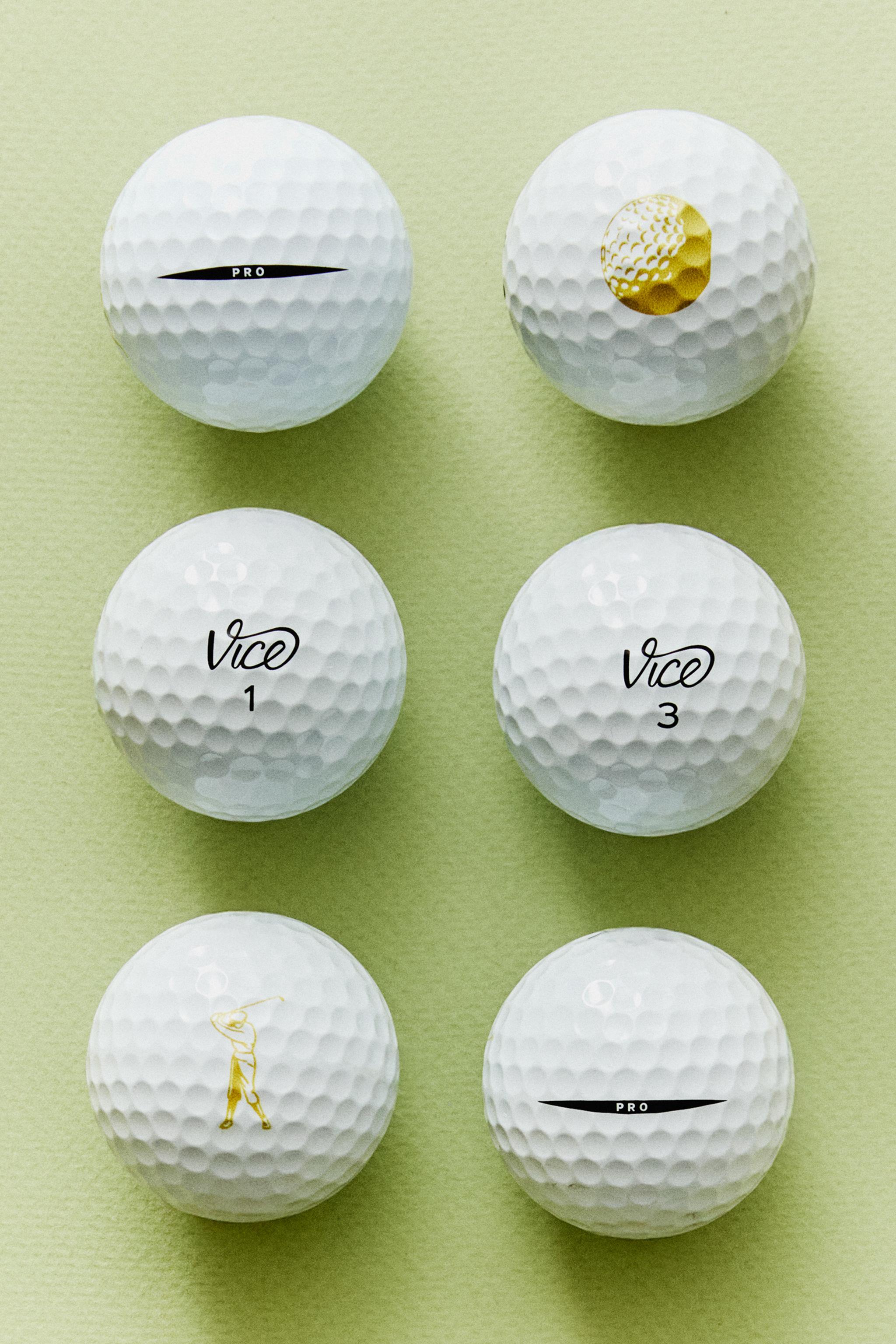 VICE PRO IMPAIRED GOLF BALLS (PACK OF 6)