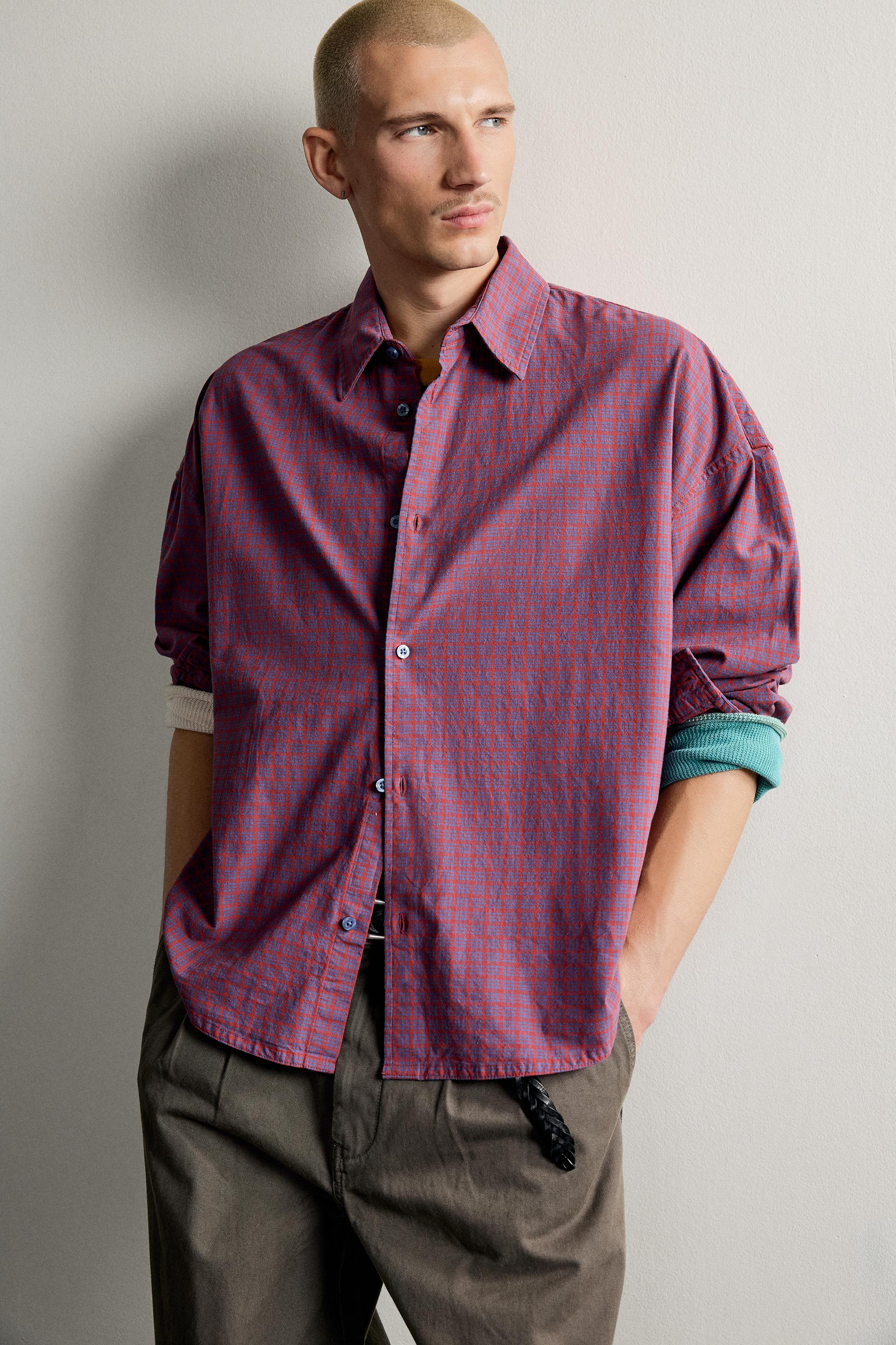 CHEMISE OVERSIZE FIT carreaux