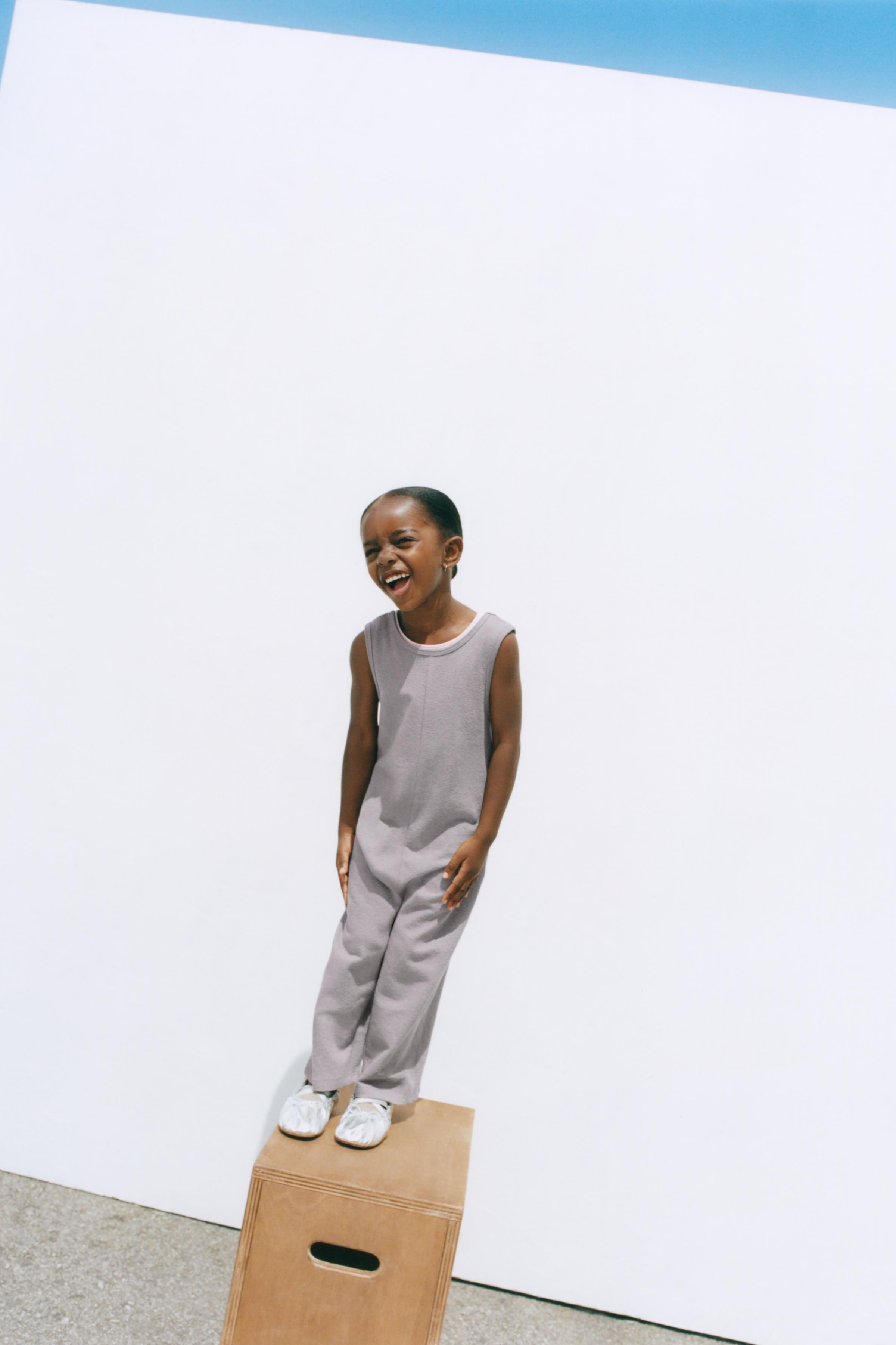 Детские комбинезоны Zara PLAIN JUMPSUIT — фото 8