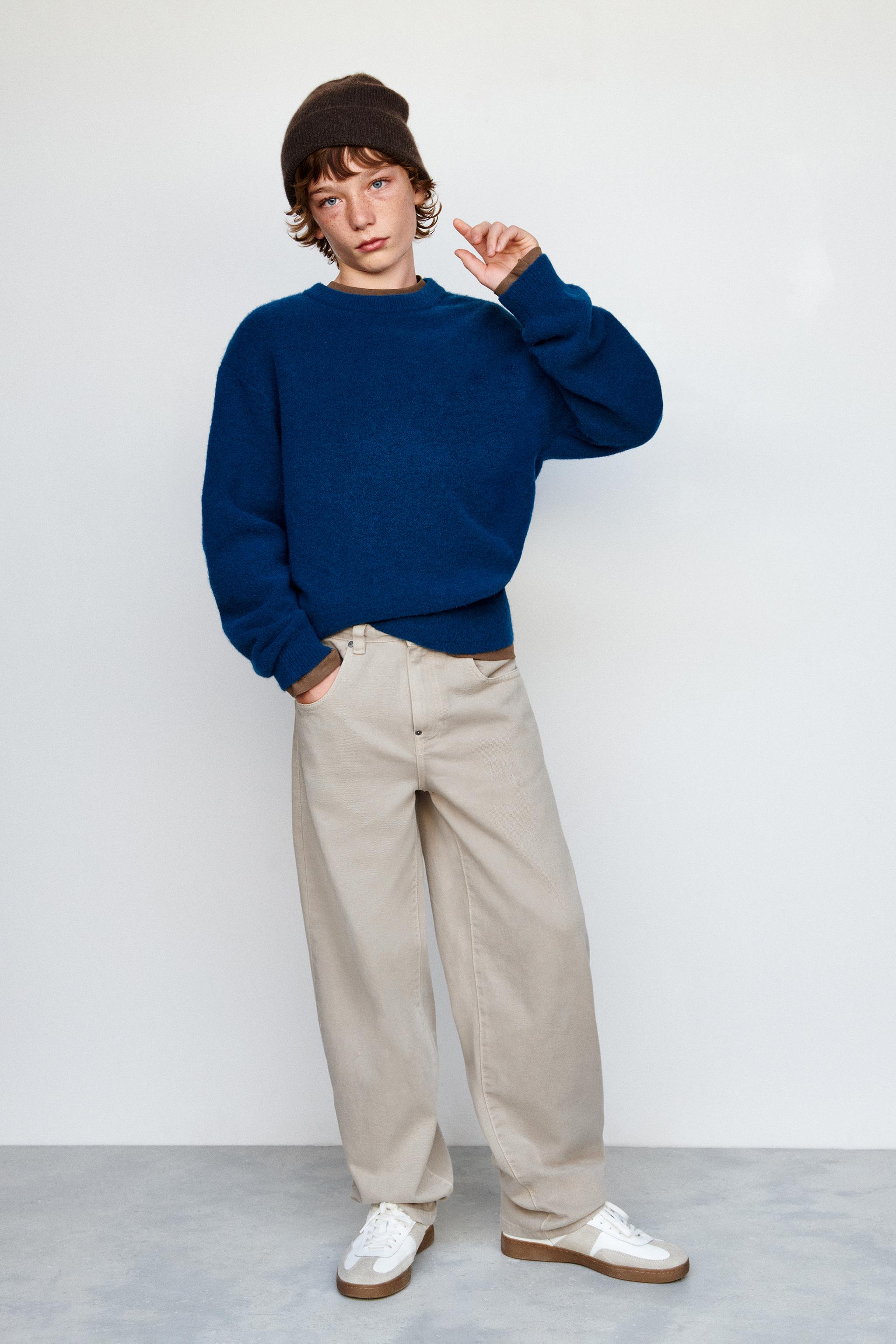 LOOSE FIT TWILL PANTS