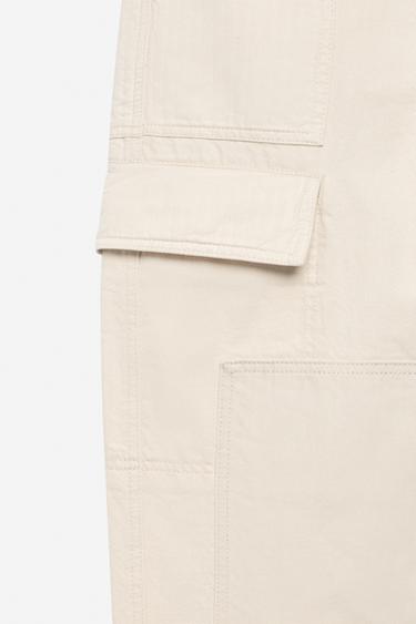 PANTALON PATCHWORK - THE ITEM ZARA WOMAN - Écru de Zara - Image 8