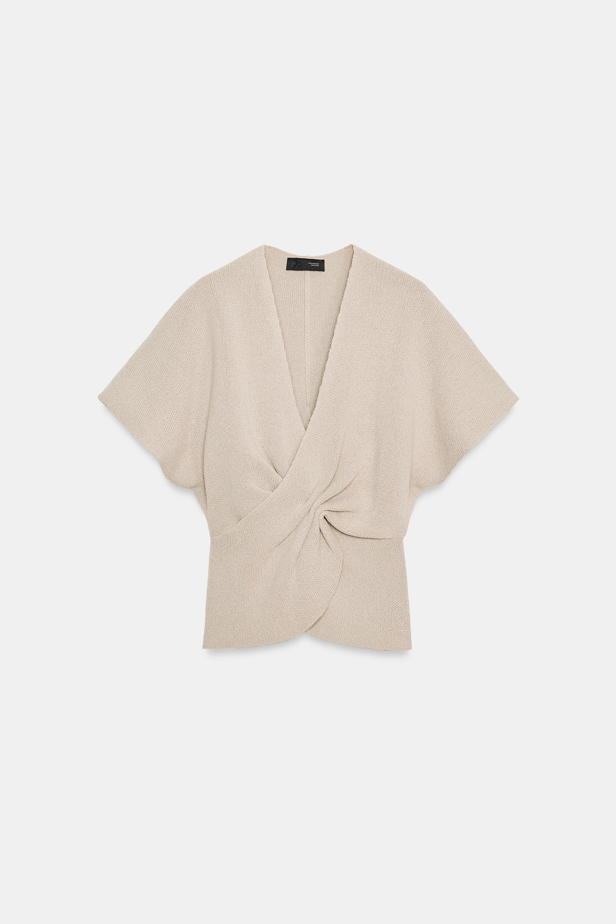 KNIT KNOTTED TOP