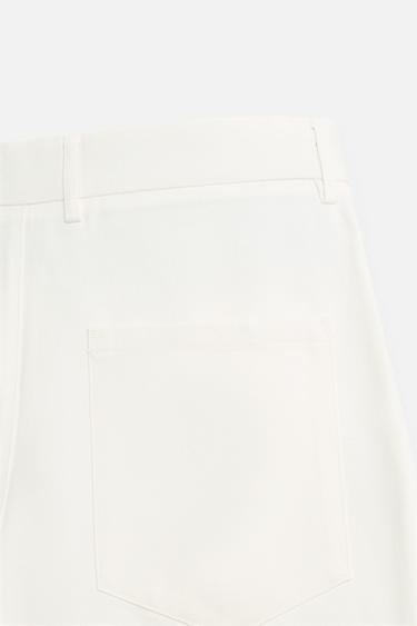 FLARE FIT TROUSERS - Oyster-white by Zara - Image 2