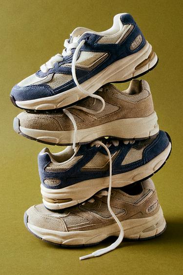 MULTI-PIECE TRAINERS - Blue by Zara