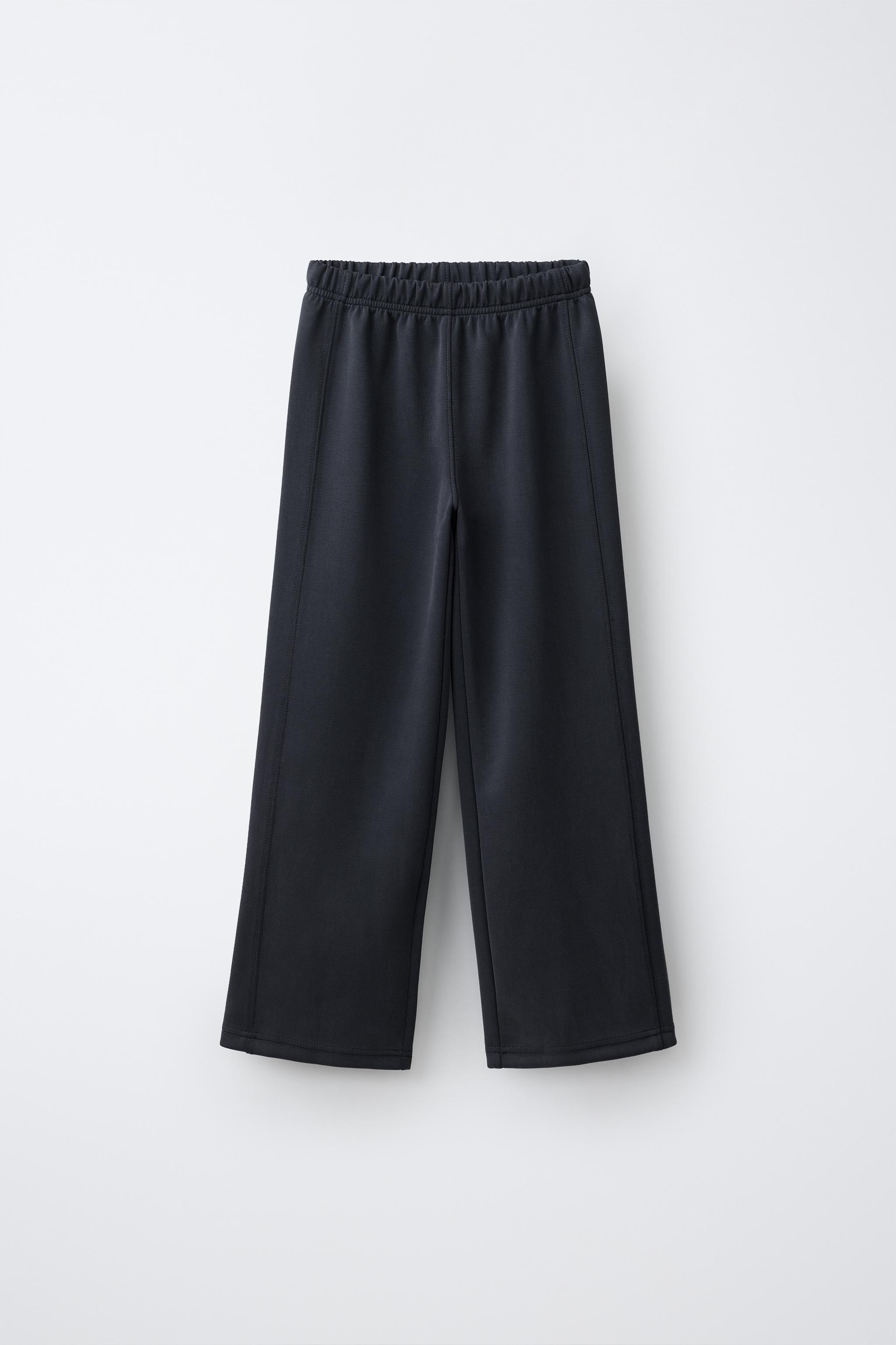 PLAIN SPORTY TROUSERS - Purple | ZARA Singapore