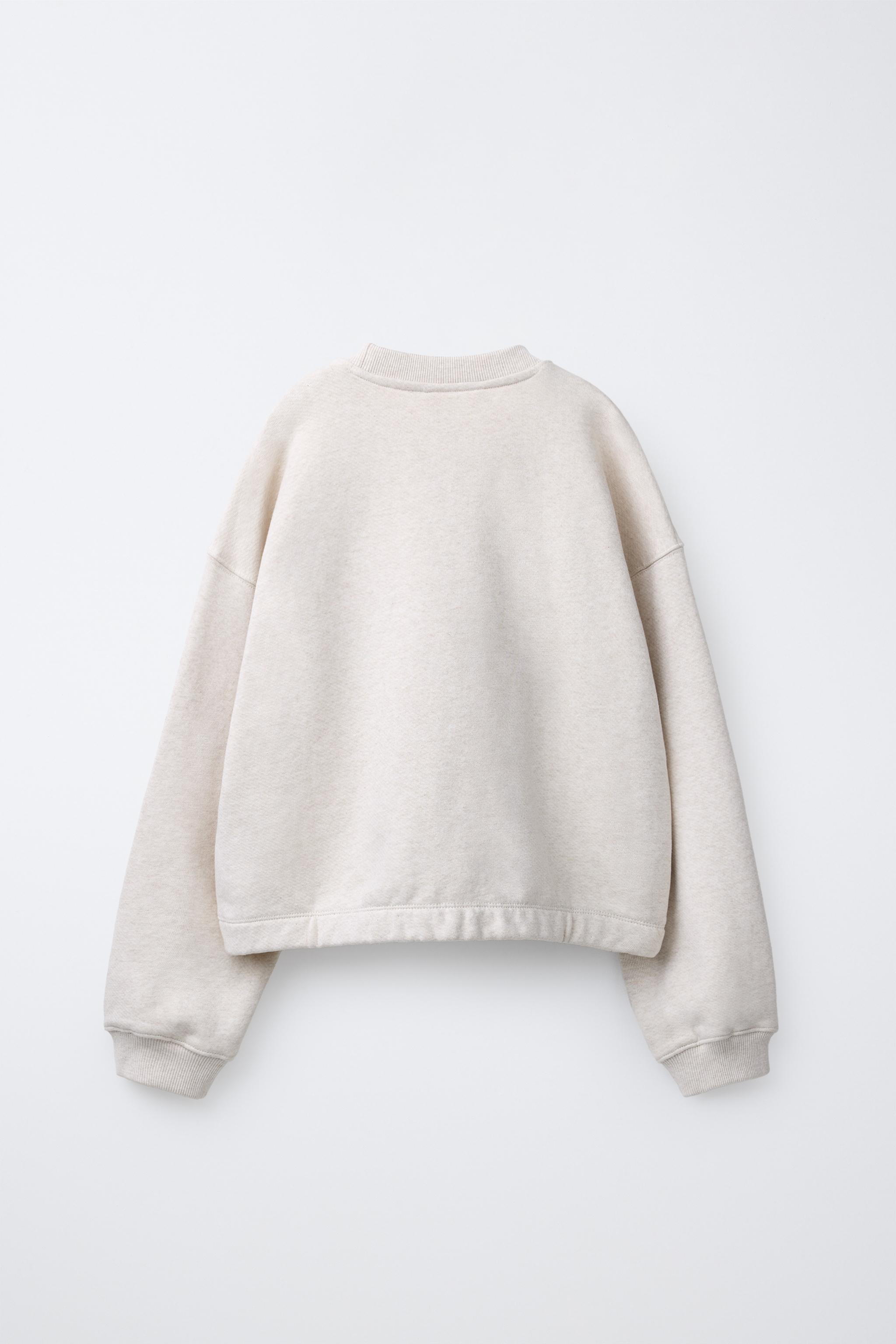ENSEMBLE SWEAT-SHIRT ET PANTALON EN MOLLETON À INSCRIPTION