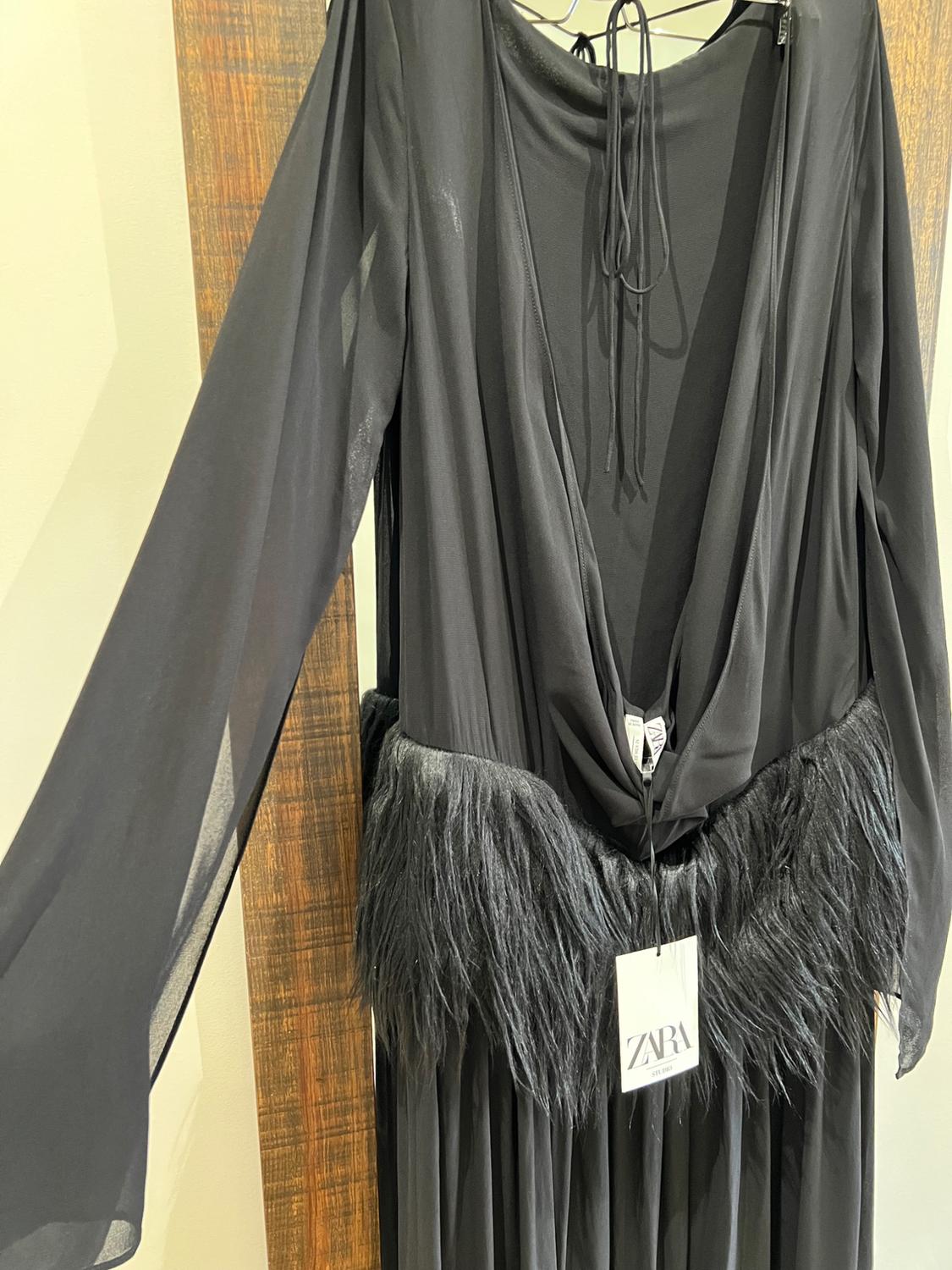 LIMITED EDITION FAUX FUR SASH DRESS - Image 4