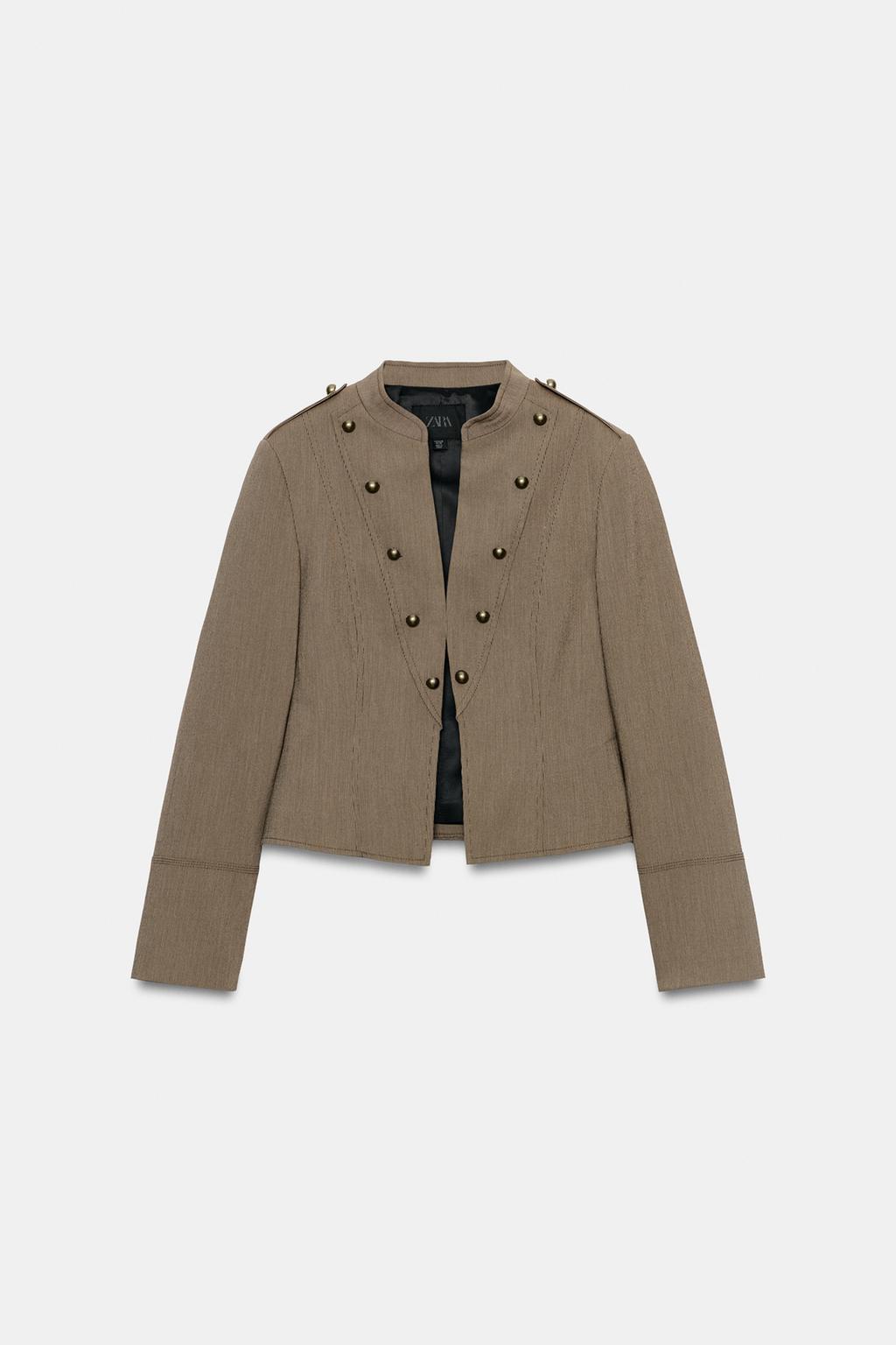 BUTTONED SHORT BLAZER - image 2