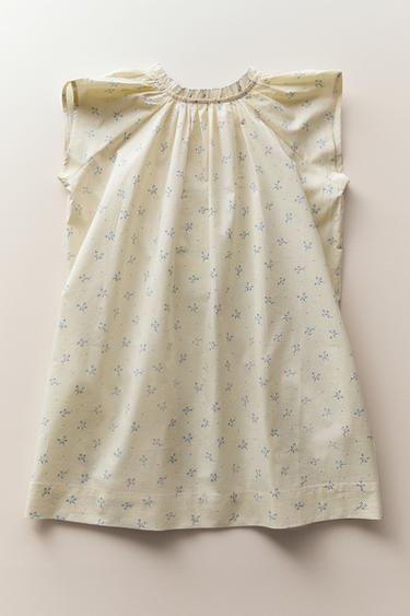 CHILDREN'S FLORAL DRESS - Cream by Zara - Image 5