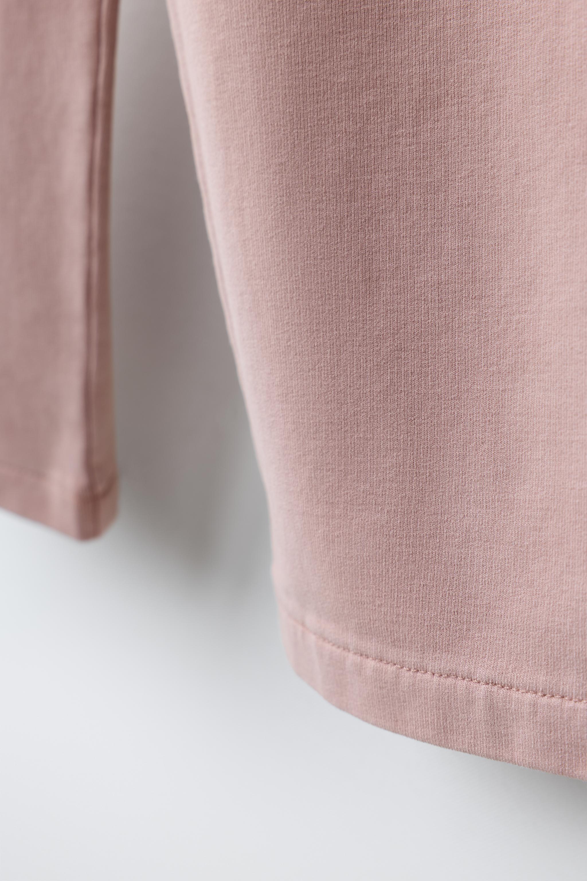 PLAIN WIDE-LEG PANTS