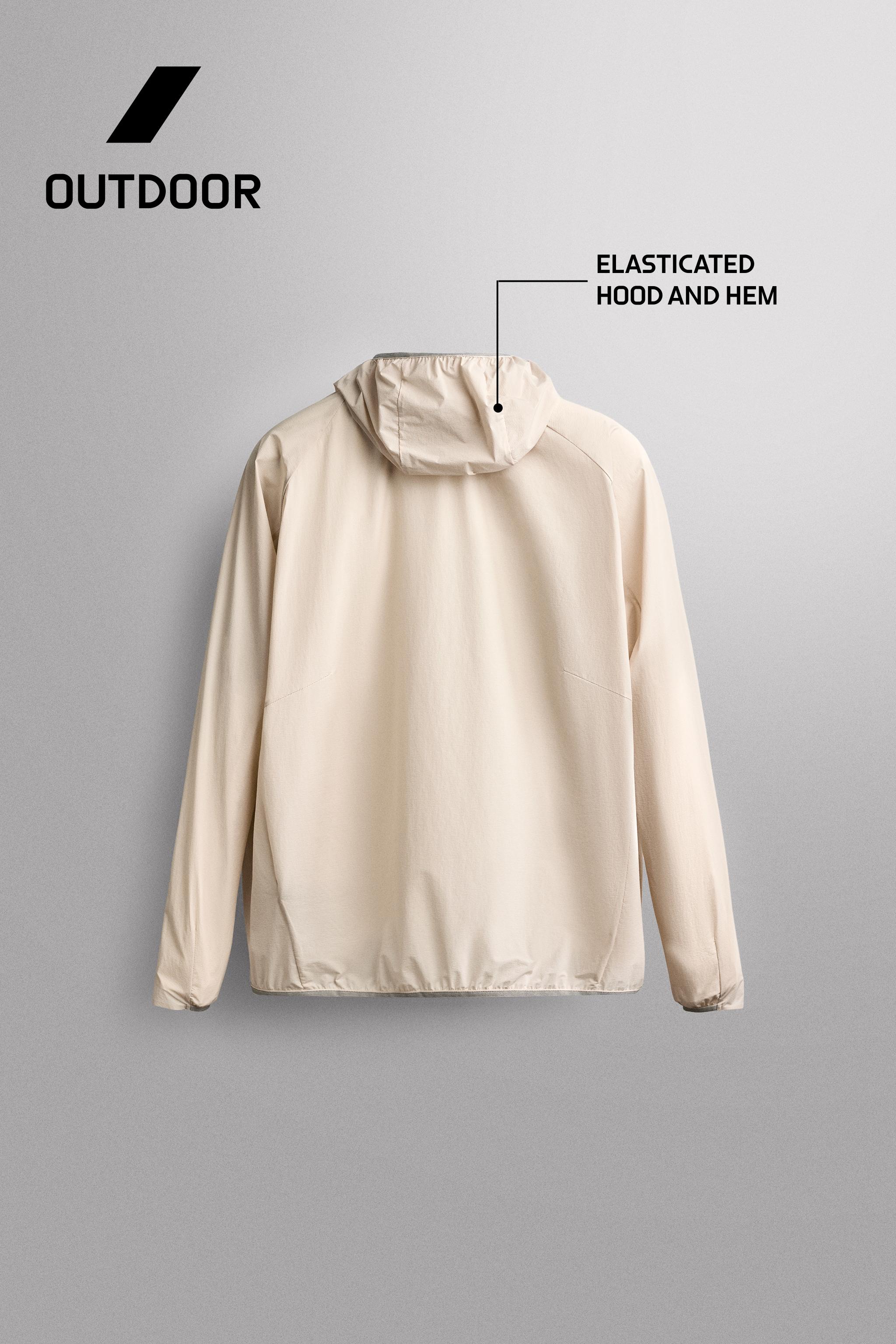 Мужские куртки Zara TECHNICAL WINDBREAKER JACKET — фото 7