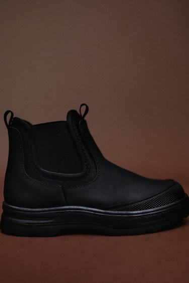 RUBBERISED BOOTS - Black by Zara - Image 5