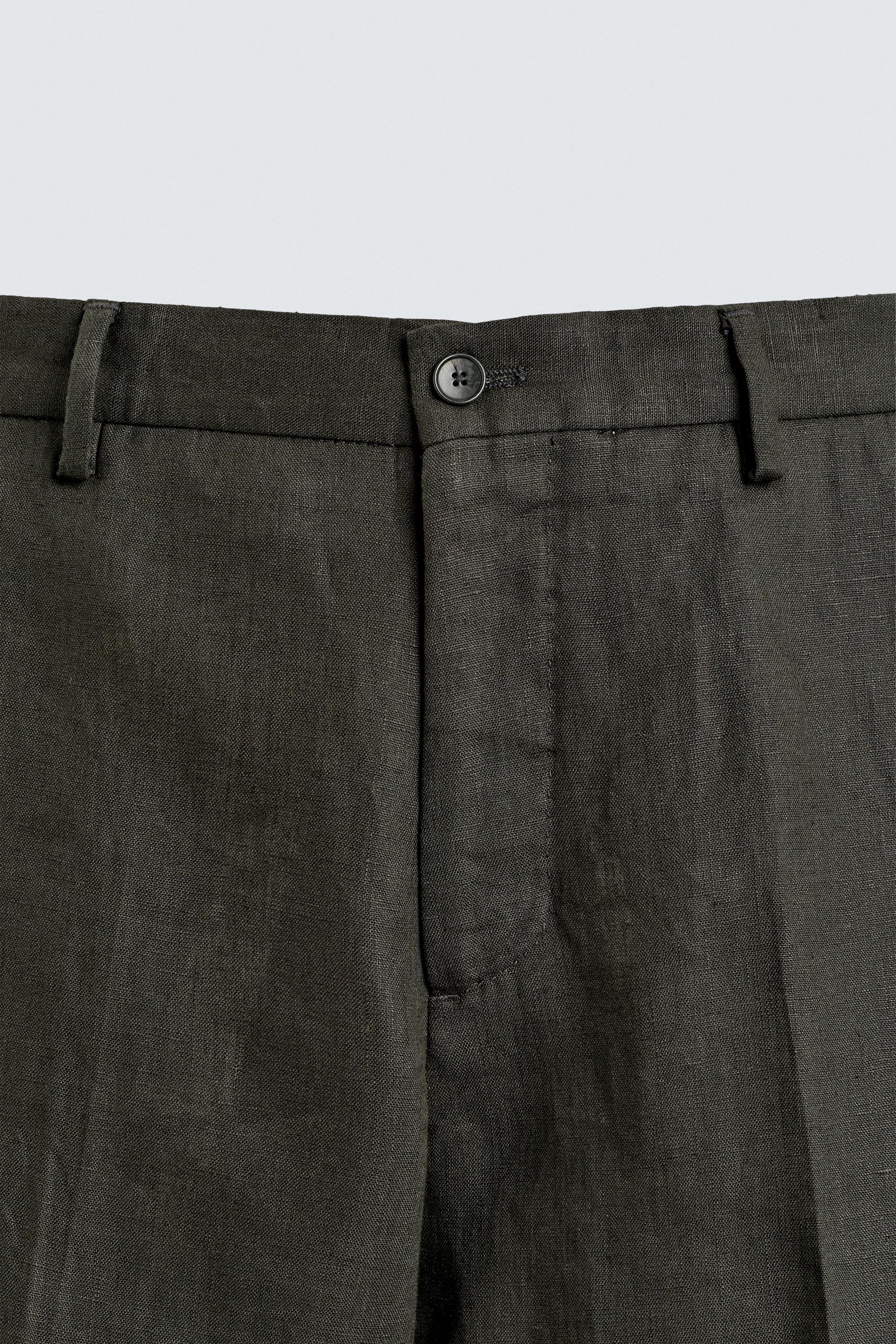 PANTALON DE COSTUME 100 % LIN