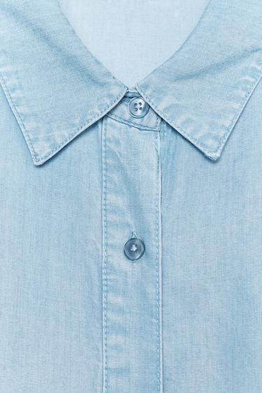 FLOWING JUMPSUIT WITH POCKETS - Light blue by Zara - Image 5