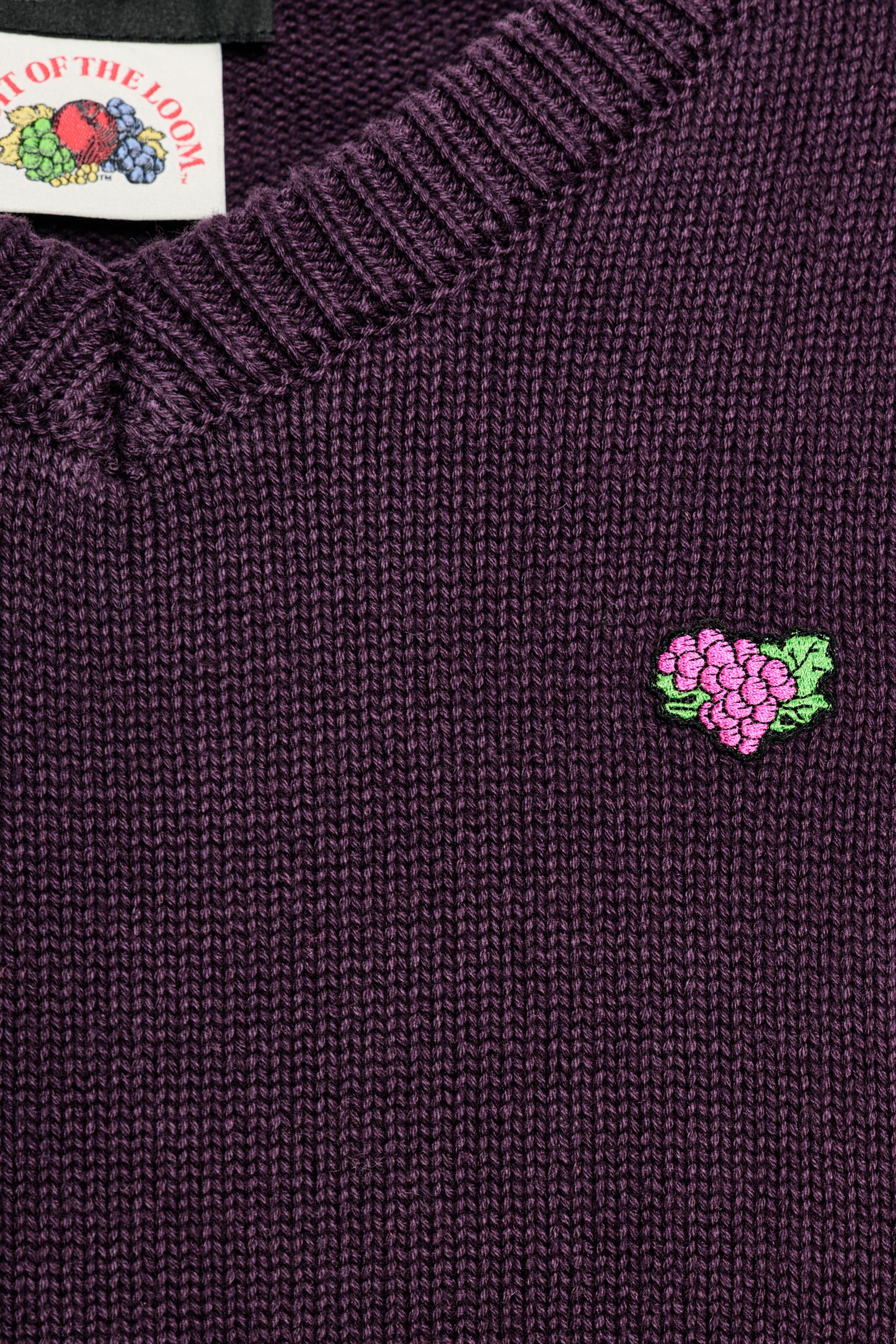 Zara FRUIT OF THE LOOM™ V YAKA TRİKO KAZAK görsel 5