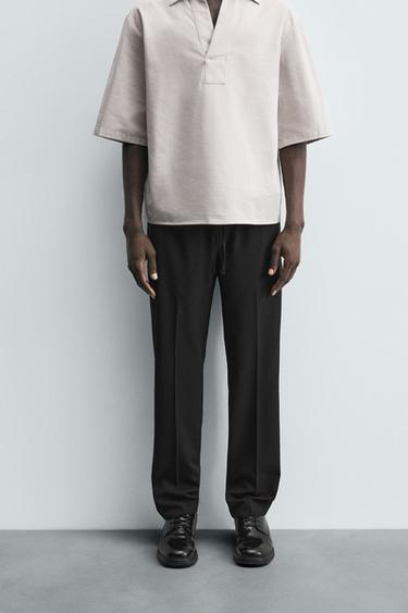 PANTALÓN JOGGER BÁSICO - Negro de Zara