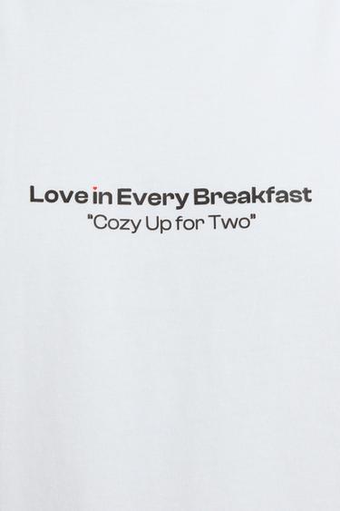 LIMITED EDITION TOAST PRINT T-SHIRT - White by Zara - Image 7