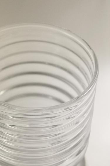 VERRE RELIEF LIGNES - Transparent de Zara - Image 2