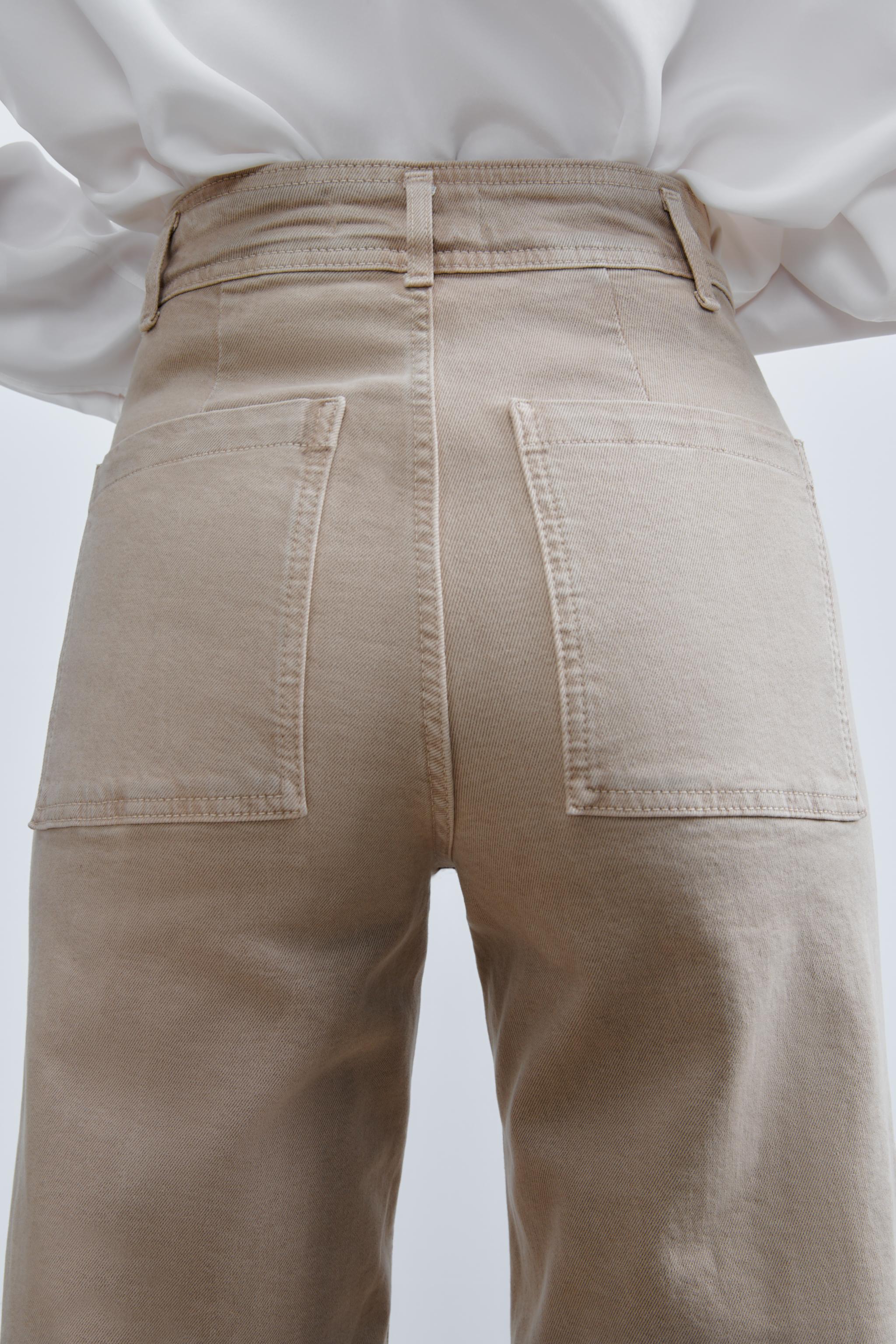 Pantalón Zw The Marine Straight Patch Pockets from Zara on 21 Buttons
