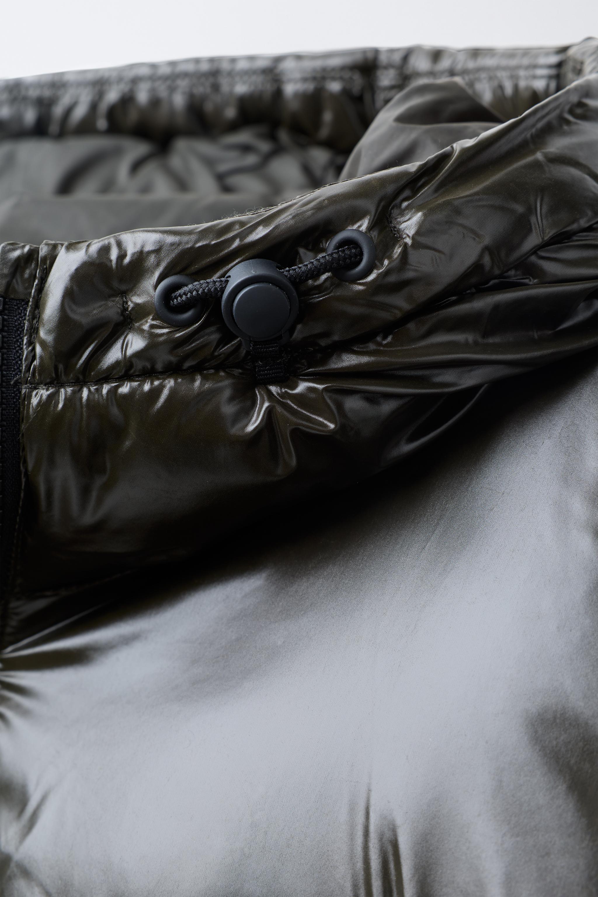 HOODED WATER REPELLENT PUFFER COAT