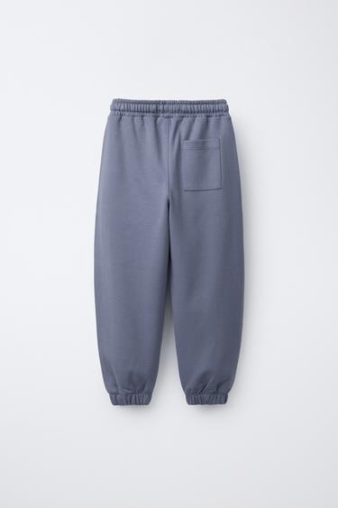 TEXT PRINT SWEATSHIRT AND JOGGERS SET - Duck blue by Zara - Image 4