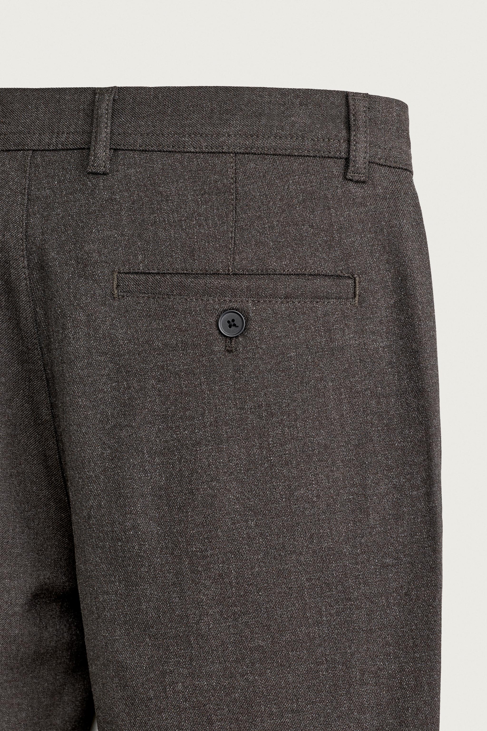 COMFORT STRUCTURED CHINO PANTS
