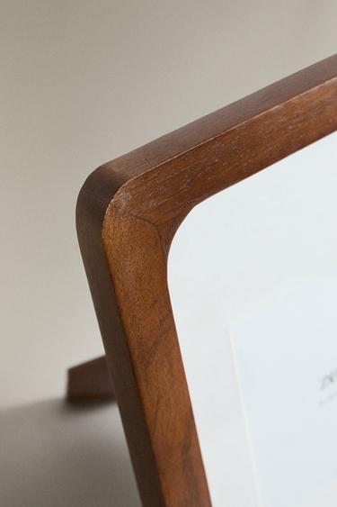 WOODEN PHOTO FRAME - Brown by Zara - Image 2