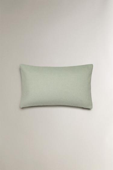 VELVET CUSHION COVER - Light blue by Zara