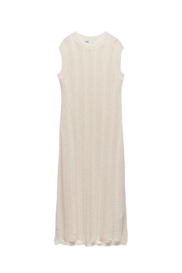 KNIT MIDI DRESS