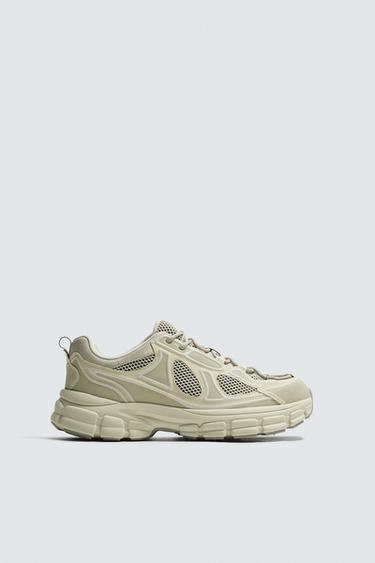 CHUNKY SOLE TRAINERS - White by Zara