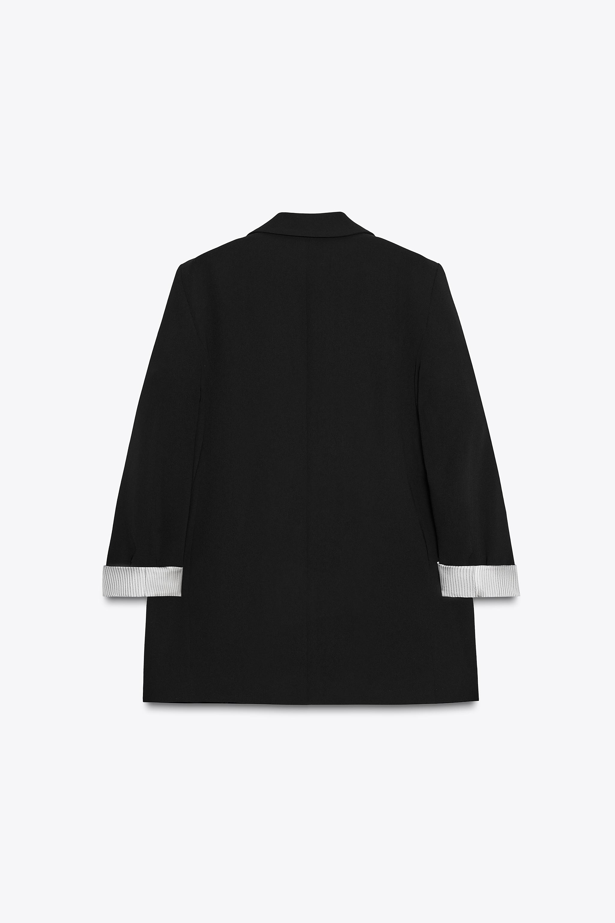 PRINTED CUFF BLAZER - Burgundy | ZARA Singapore