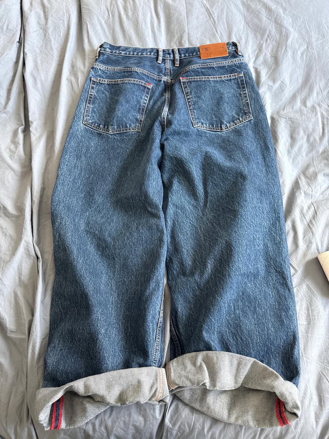 CHAMPION ® X ZARA BAGGY FIT JEANS - Image 3