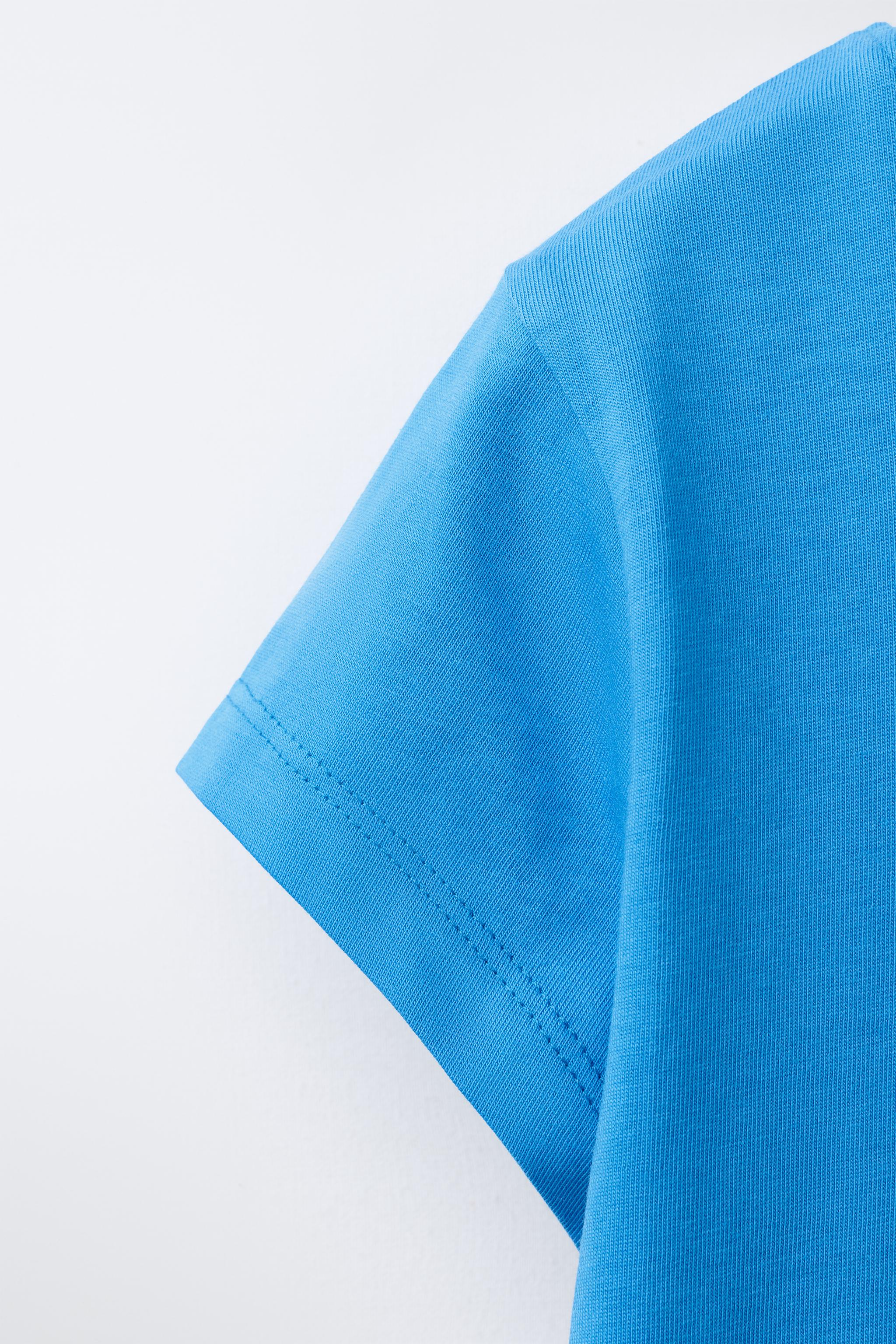 PRINTED TEXT T-SHIRT - Brown | ZARA United States