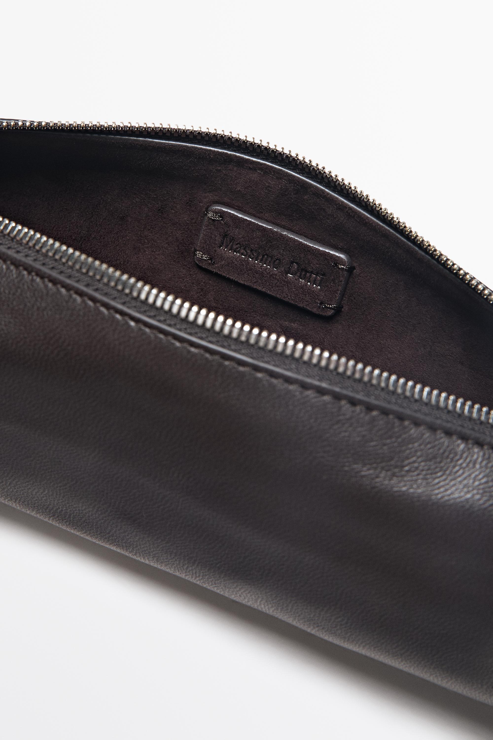 Trousse en cuir nappa