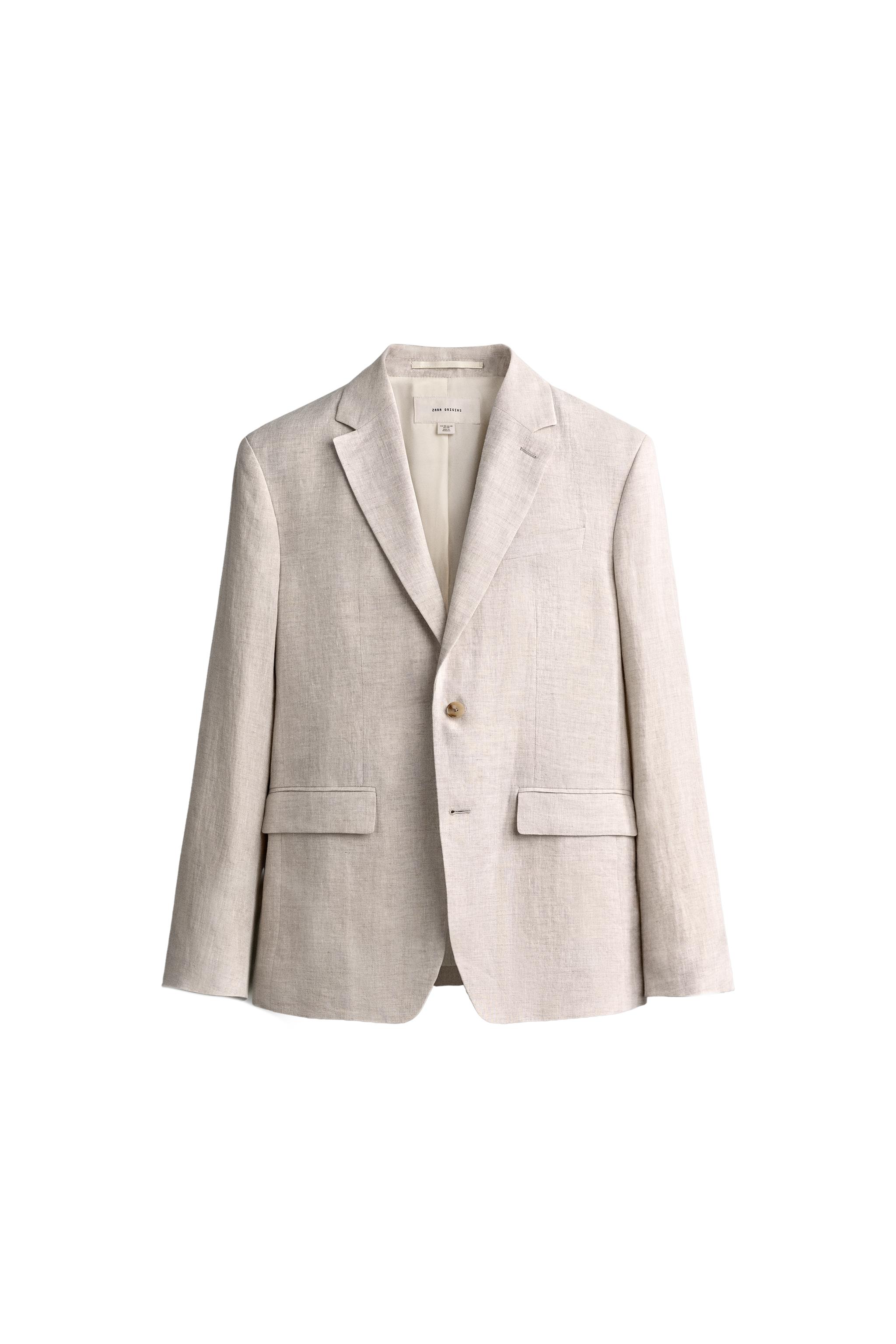 100% LINEN SUIT BLAZER