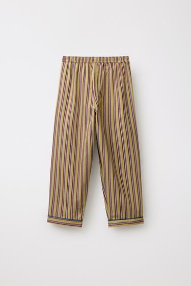 LIMITED EDITION STRIPED PYJAMA TROUSERS - Multicoloured by Zara - Image 1