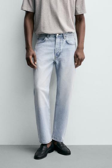 JEANS REGULAR FIT - Bleu clair de Zara
