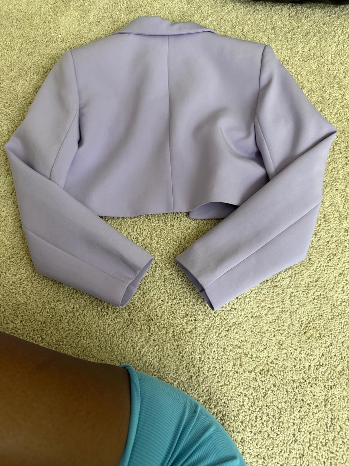 CROPPED BUTTONED BLAZER - Image 2