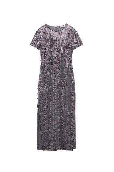 CUT OUT SEQUIN DRESS