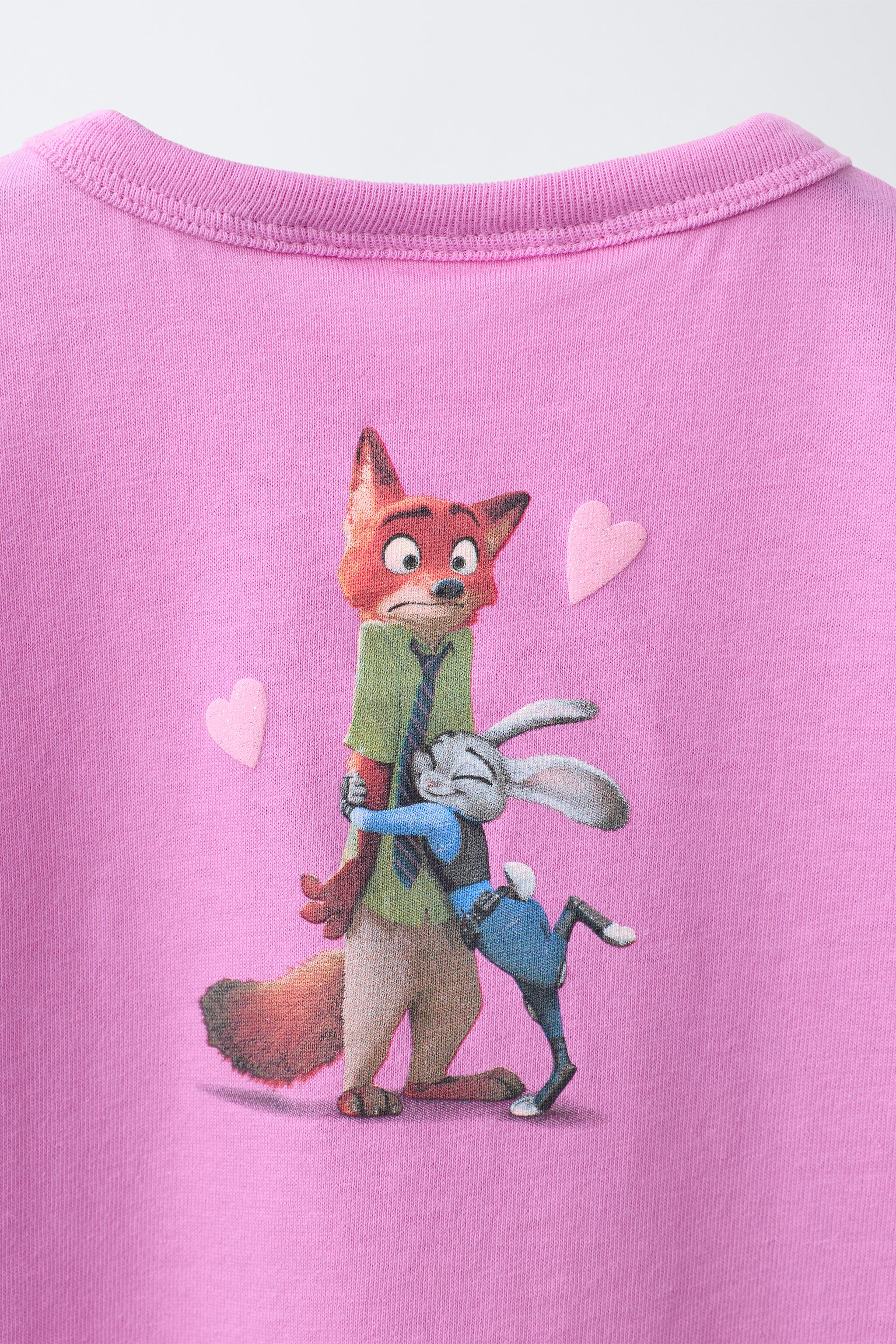 ZOOTOPIA © DISNEY T-SHIRT - Pink / Lilac | ZARA United States