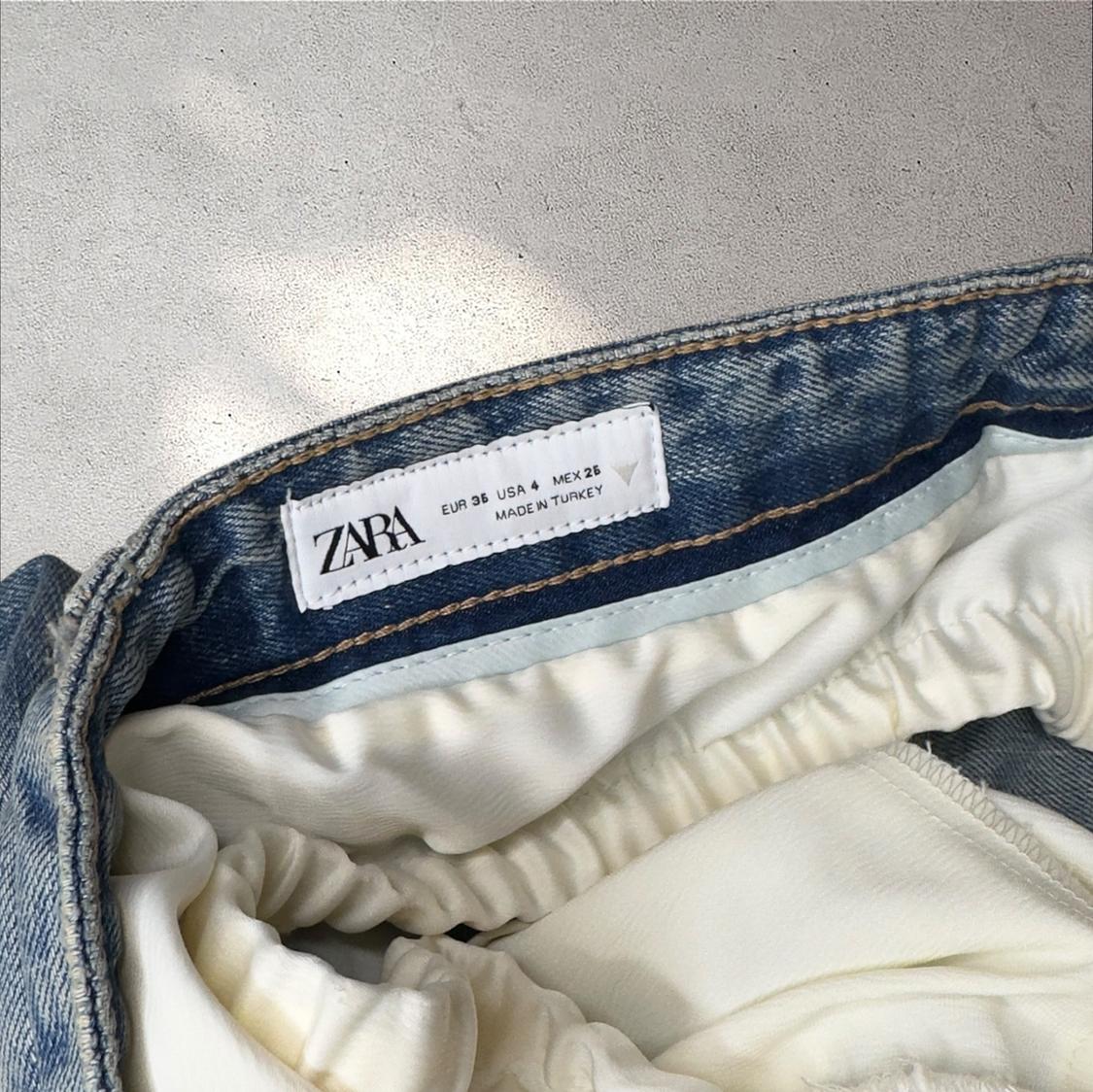 TRF MIXED MID WAIST WIDE LEG JEANS - Image 6