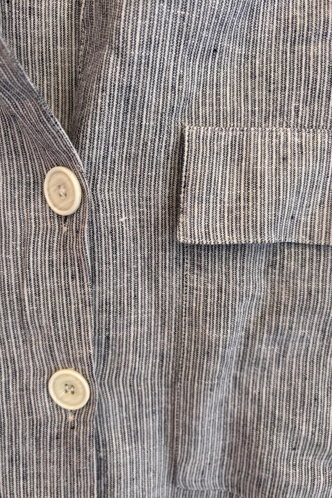 STRIPED CROPPED SHIRT - Image 2