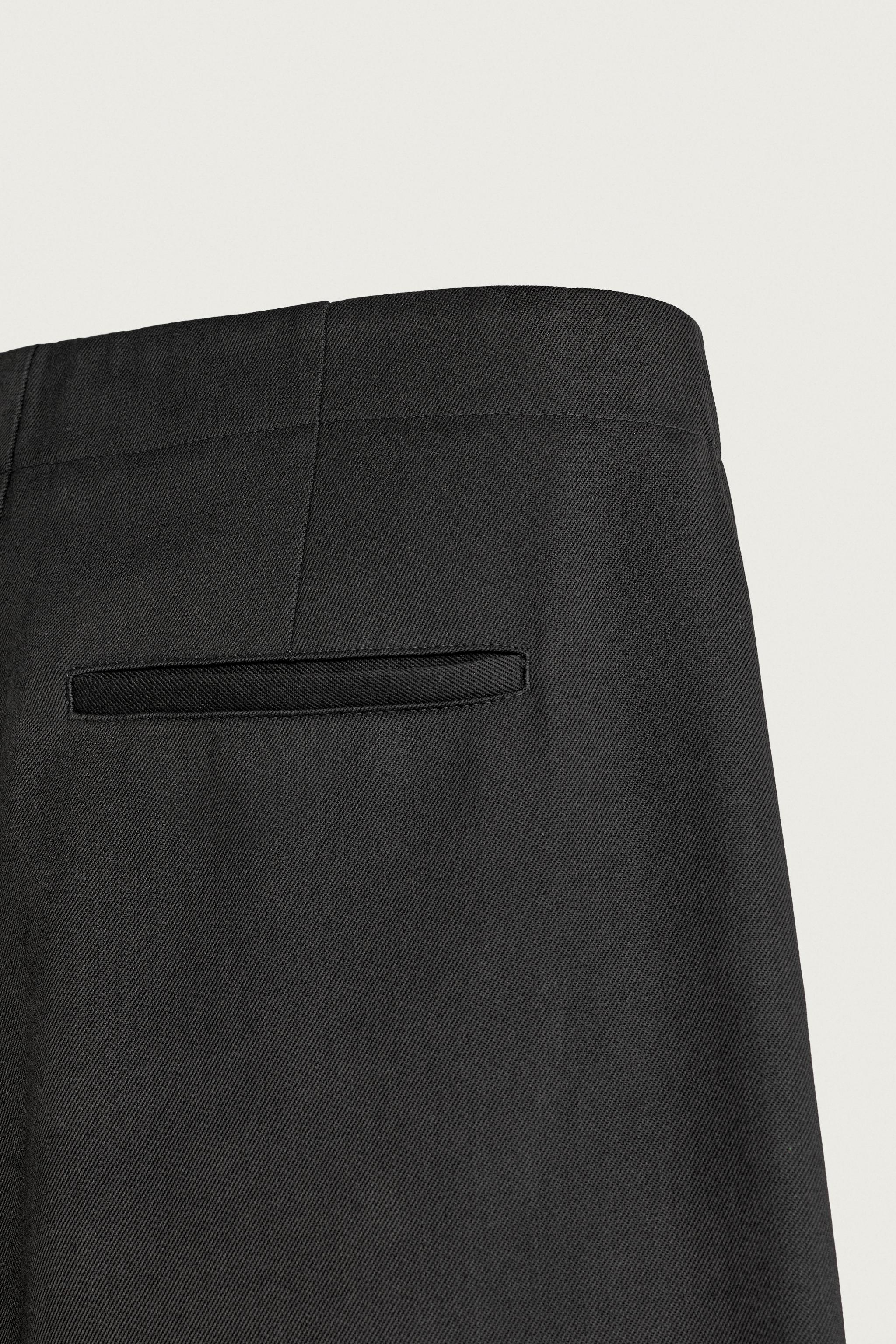 PANTALON COSTUME BARREL FIT PATTE