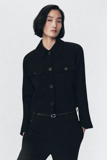 VESTE À ÉPAULETTES SOSHIOTSUKI X ZARA - Noir de Zara - Image 2