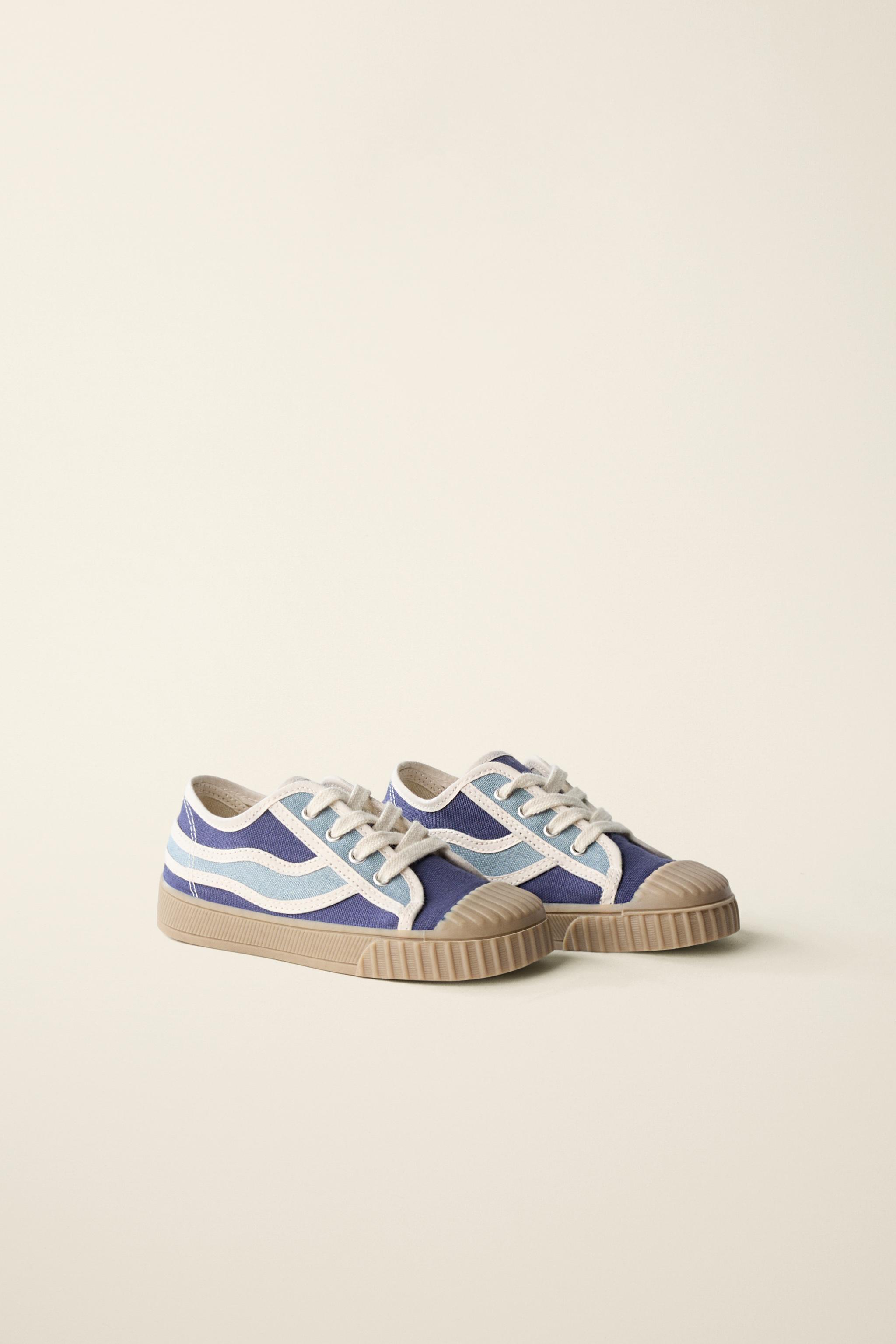 SNEAKERS CREATED BY CARAMEL LONDON X ZARA — Blue