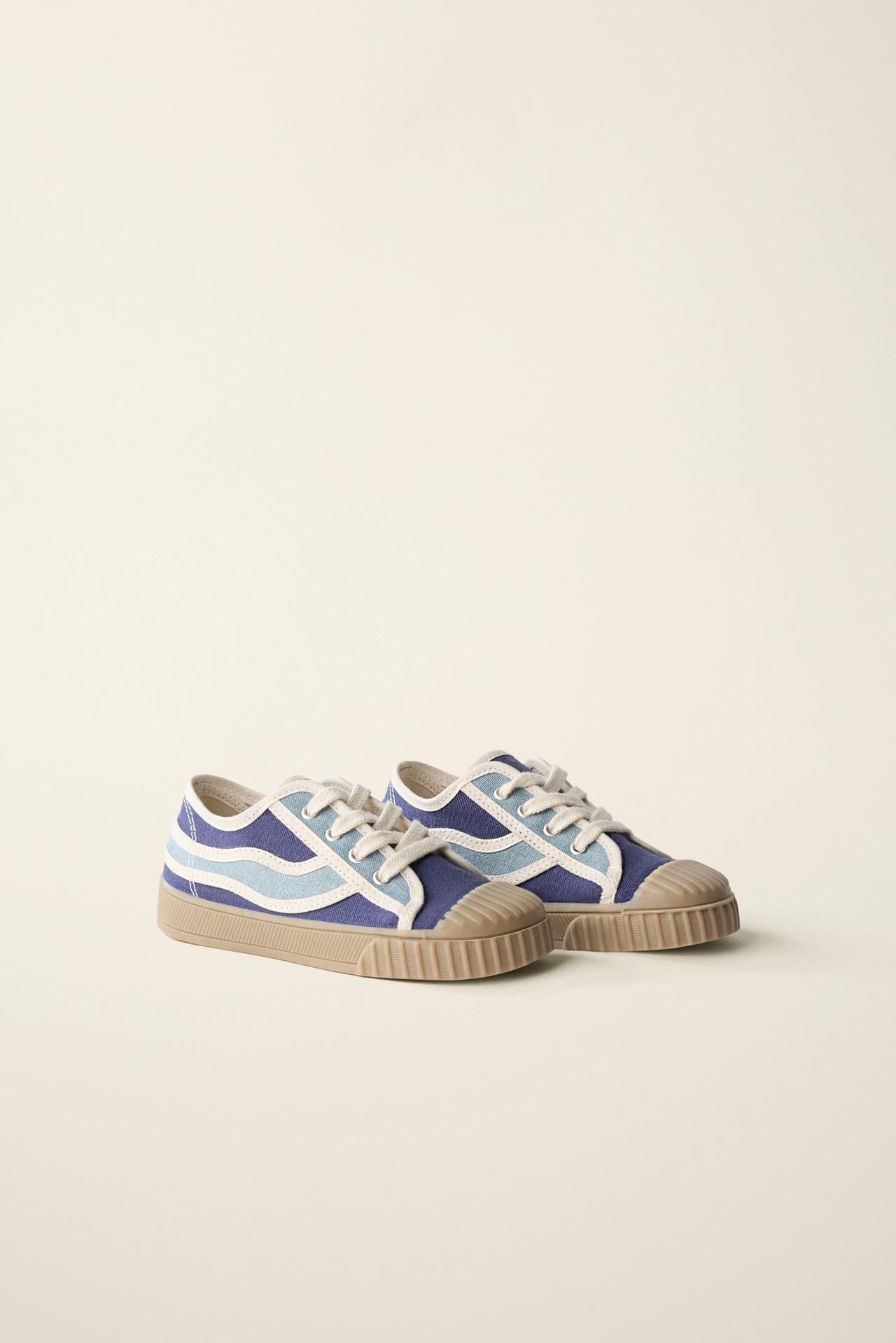 SNEAKERS CREATED BY CARAMEL LONDON X ZARA — Blue