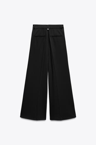 TROUSERS WITH DOUBLE PLEAT - Black by Zara - Image 5